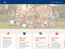 Tablet Screenshot of lernteam.de